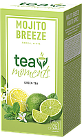 Чай Tea Moments "Mojito Breeze" зеленый со вкусом мохито, 25 сашетов