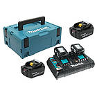 Набір LXT MAKITA акумулятори BL1850Bx4 та зарядний пристрій DC18RD, Makpac3