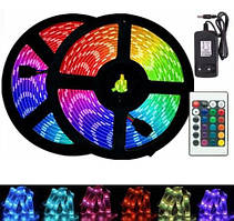 Світлодіодна LED-стрічка 2835 RGB Комплект (кольоровий діод) 5 м