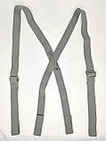 Підтяжки для штанів на липучках контрактні, Колір: Gray, фото 2