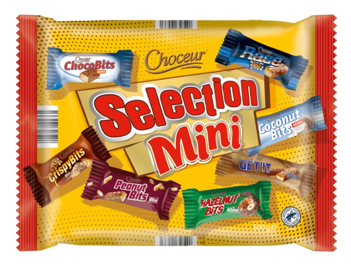 Цукерки Шоколадні Асорті Choceur Selection Mini 500 г Німеччина