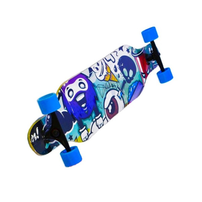 Лонгборд Для Катания С Полиуретановыми Колесами И Цветным Наждаком ...