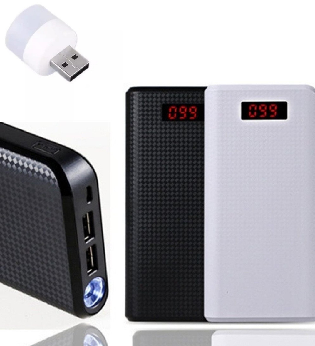 Павербанк із ліхтариком USB Led