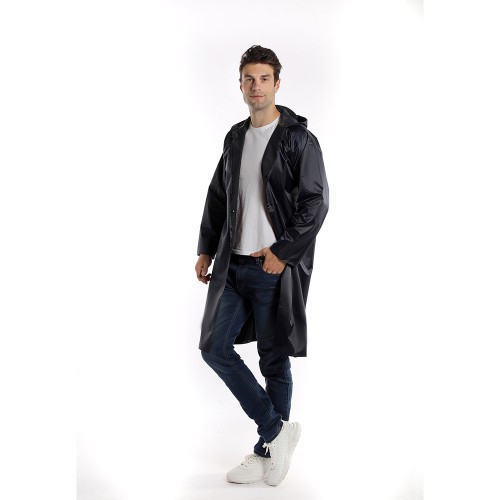 Чоловічий Плащ-Дощовик Raincoat MB One size. Темно Синій