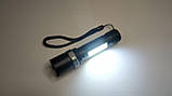 Ліхтар ручний Police/Bailong BL-8626C-XPE+COB, microUSB, zoom, фото 3