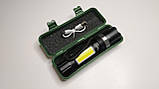 Ліхтар ручний Police/Bailong BL-8626C-XPE+COB, microUSB, zoom, фото 7