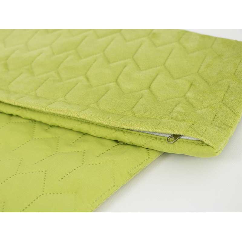 Чохол на подушку велюровий Green banana 50х70 см Красиві чохли на подушки, фото 1