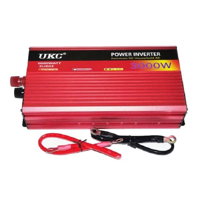 Перетворювач авто інвертор UKC 12V-220V AR 3000W c функції плавного пуску, фото 1