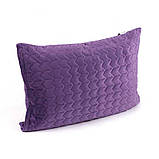 Чохол на подушку велюровий Violet 50х70 см Красиві чохли на подушки, фото 4