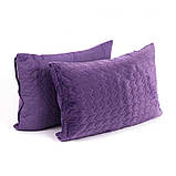 Чохол на подушку велюровий Violet 50х70 см Красиві чохли на подушки, фото 6
