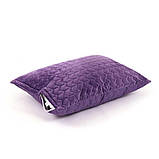 Чохол на подушку велюровий Violet 50х70 см Красиві чохли на подушки, фото 7