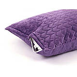 Чохол на подушку велюровий Violet 50х70 см Красиві чохли на подушки, фото 8