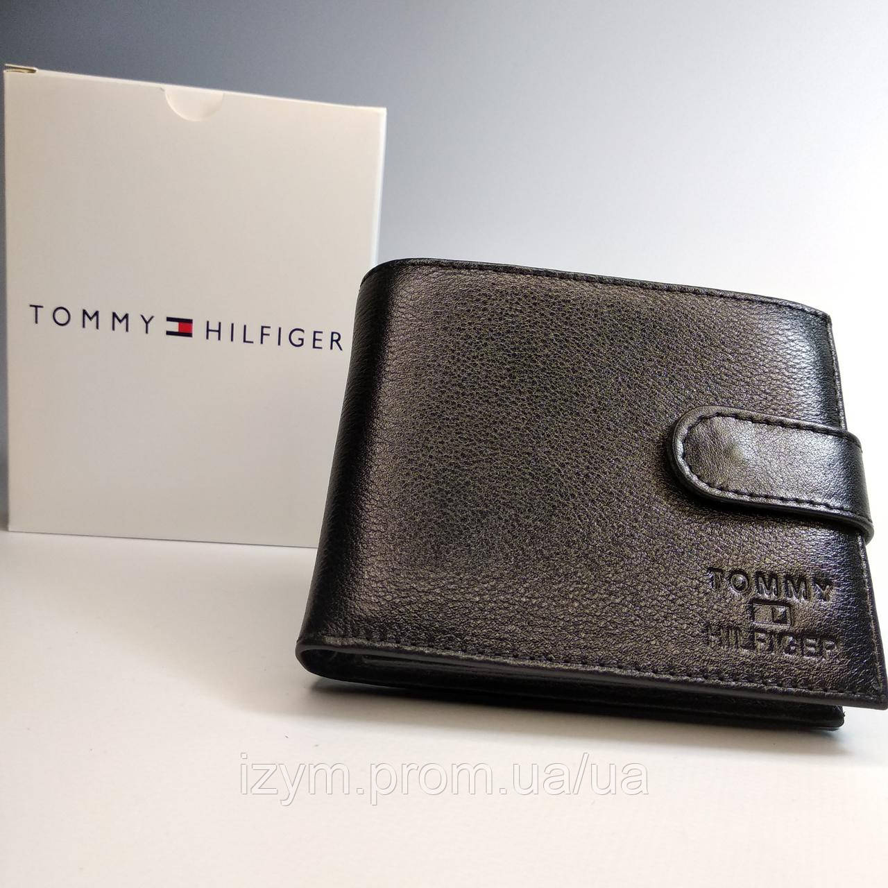 Мужской кошелек из натуральной кожи Tommy Hilfiger / Томми Хилфигер (ID ...