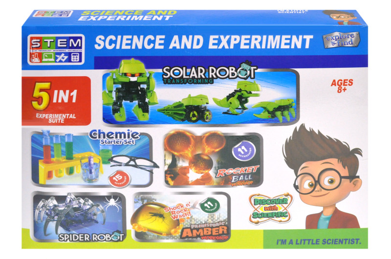 Набір для дослідів Лабораторія Science and Experiment 5 в 1, 1055