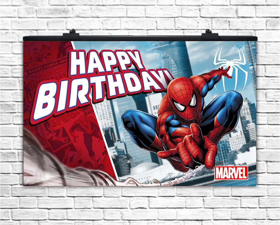 Плакат для свята Людина Павук, 75х120 см