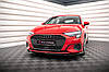 Сплітер Audi A3 8Y (2020+) тюнінг обвіс губа спідниця елерон (V2), фото 3