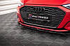 Сплітер Audi A3 8Y (2020+) тюнінг обвіс губа спідниця елерон (V2), фото 4
