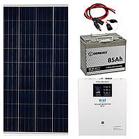 Панель 180W + ДБЖ sinus Volt Polska PRO 2200S + Акумулятор AGM 85Ah
