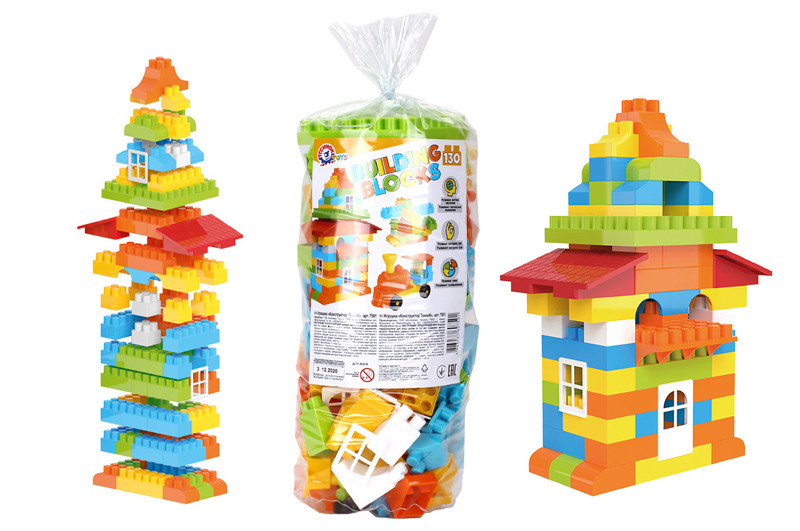 Конструктор на 130 деталей у кульку 7501 ТЕХНОК