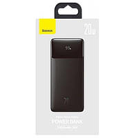 Зовнішній акумулятор павербанк Baseus Bipow Digital Display Powerbank 20W 10000mAh Black