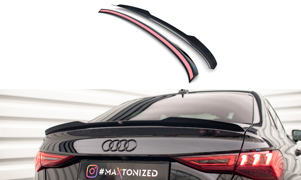 Спойлер Audi A3 8Y седан (2020+) тюнінг сабля елерон