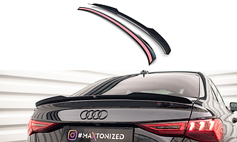 Спойлер Audi A3 8Y седан (2020+) тюнінг сабля елерон