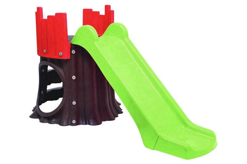 Гірка 72-984 пряма з крутим спуском, зелена, 204*99*109 см