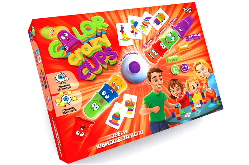 Гра настільна Danko Toys Color Crazy Cups CCC-01-01U