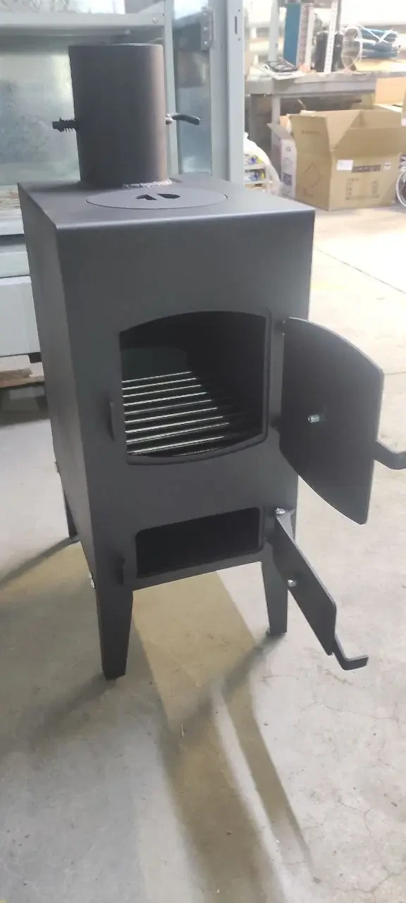 Купить Печь-буржуйка отопительная длительного горения с варочной ...