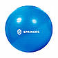 М'яч для фітнесу (фітбол) Springos 85 см Anti-Burst FB0009 Blue, фото 6