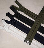 Блискавка С8 довжина 80см роз'ємна чорна, фото 2