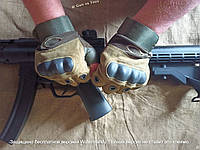 Тактичні непрохані рукавиці Оліва (велоперчатки, мотоперчатки) Oakley Tactical Green Розмір M L XL