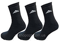 Носки мужские Adidas махровые спортивные р.40-45 черные