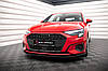 Сплітер Audi A3 8Y (2020+) тюнінг обвіс губа спідниця елерон (V1) Street Pro, фото 3