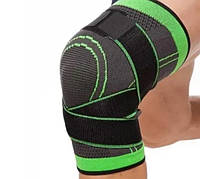 Бандаж коленного сустава,наколенник эластичный с фиксатором колена,бандаж на колено компрессионный бинт I&S