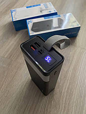 Повербанк, Power Bank ACL PW-14 30000 mAh, портативна батарея з ліхтариком та кабелями, фото 5