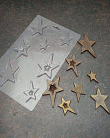 Пластиковая форма Звёзды №2