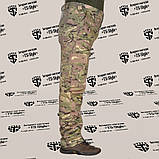 Зимові штани на флісі в камуфляжі мультікам 54 розмір, фото 4