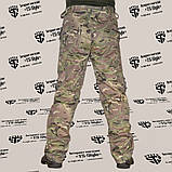 Зимові штани на флісі в камуфляжі мультікам 54 розмір, фото 7