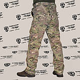 Зимові штани на флісі в камуфляжі мультікам 54 розмір, фото 8