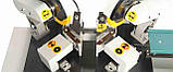 WDE 200 автоматичний двухголовочный верстат для різання і фрезерування профілю МДФ, фото 2