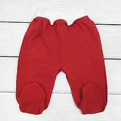 Дитячі Новорічні Повзунки  червоні 56см