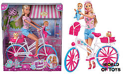 Лялька Штеффі з малюком на велосипеді Simba Steffi Love (5739050)
