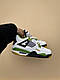 Чоловічі баскетбольні кросівки Nike Air Jordan 4 x Travis Scott White Black Dark Green джордан 4 тревіс скот, фото 3
