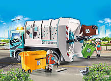 Плеймобіл ігровий набір Сміттєвоз вивезення сміття 70885 PLAYMOBIL City Recycling Truck