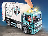 Плеймобіл ігровий набір Сміттєвоз вивезення сміття 70885 PLAYMOBIL City Recycling Truck, фото 6