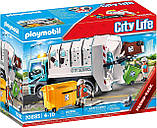Плеймобіл ігровий набір Сміттєвоз вивезення сміття 70885 PLAYMOBIL City Recycling Truck, фото 9