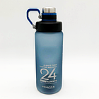 Спортивна пляшка для води 850 мл, EL-1240, Синій / Пляшечка для залу / Пластикова фляга для води, фото 5