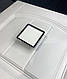 Ручка квадратна кнопка 65х65мм хром+білий Iron Bravo, фото 2