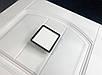 Ручка квадратна кнопка 65х65мм хром+білий Iron Bravo, фото 3